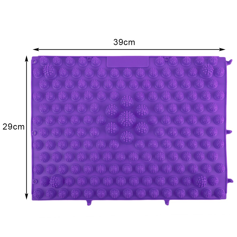 Korean Style Adults Foot Massage Pad TPE Modern Acupressure Reflexology Yoga Mat Acupuncture Rugs Fatigue Relieve 29*39cm