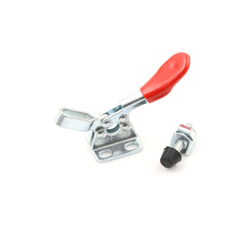 Vertical/Horizontal Toggle Clamp 90kg 198Lbs Quick Release Toggle Clamp Anti-Slip Push Pull Toggle Clamp Hand Tools