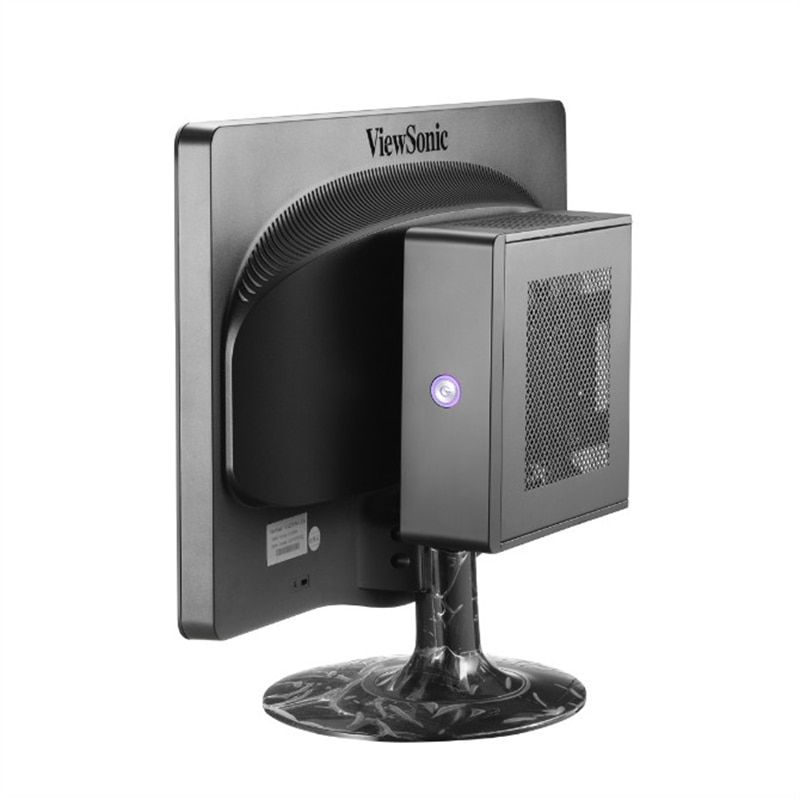 PC Mini ITX Case Horizontal Desktop Computer Bludio Empty Chassis Aluminum Alloy HTPC Home Theater Gaming Case D