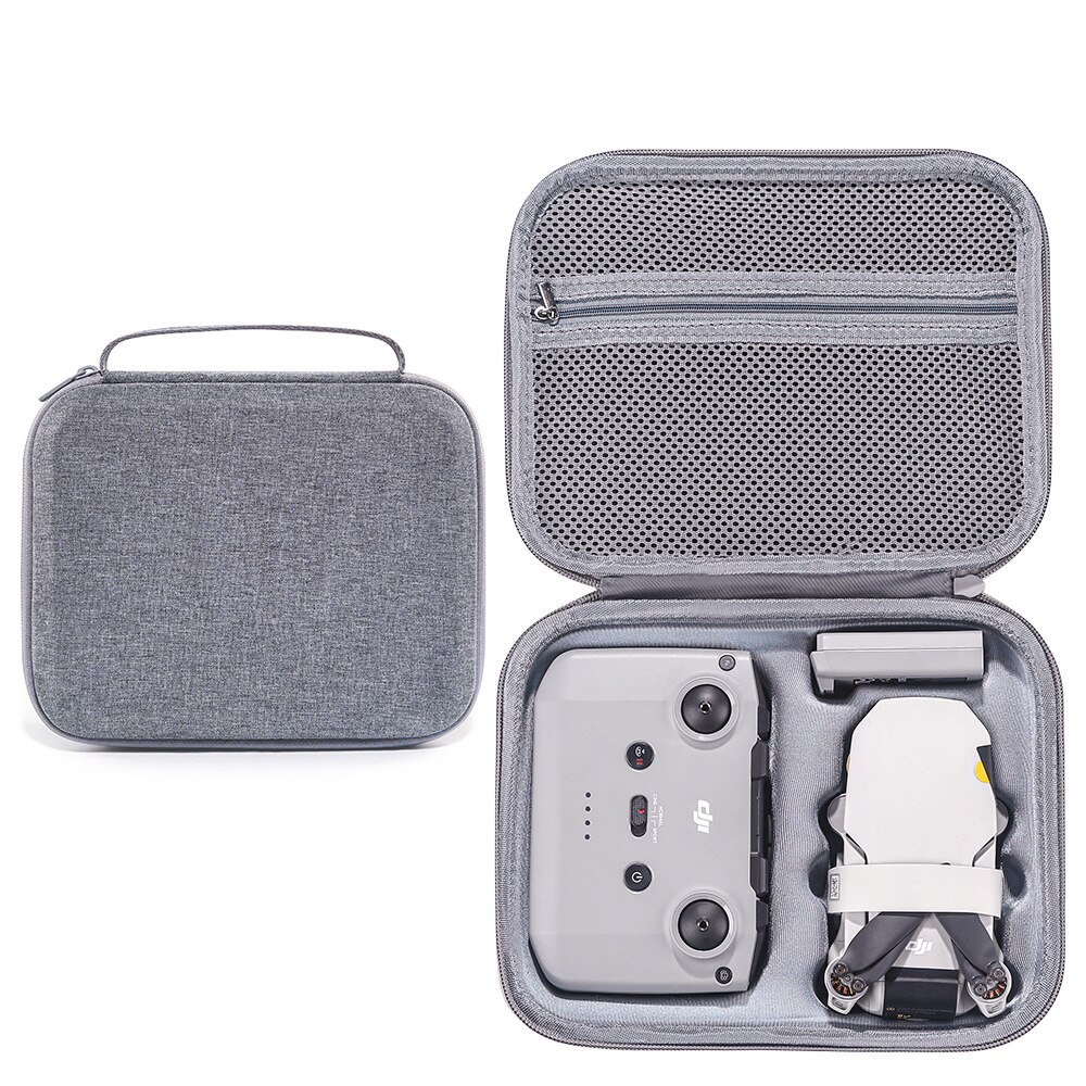 Bolsa de almacenamiento para Dron DJI Mavic Mini 2, bolso de mano gris a prueba de golpes, estuche de transporte impermeable, accesorios de correa dura: Style J1