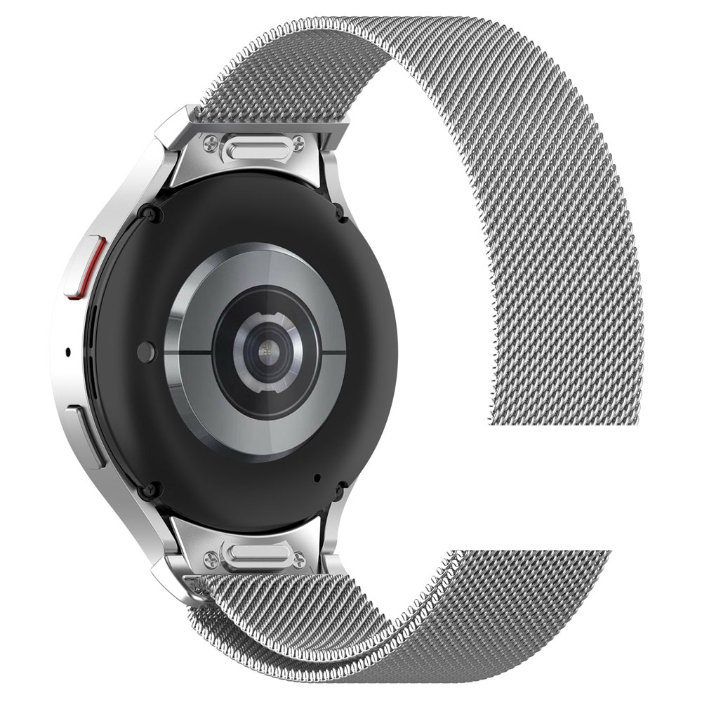 Correa de reloj de acero inoxidable para Samsung Galaxy Watch 7/FE, pulsera magnética de Metal para reloj inteligente, ajuste rápido: XXL / Caqui