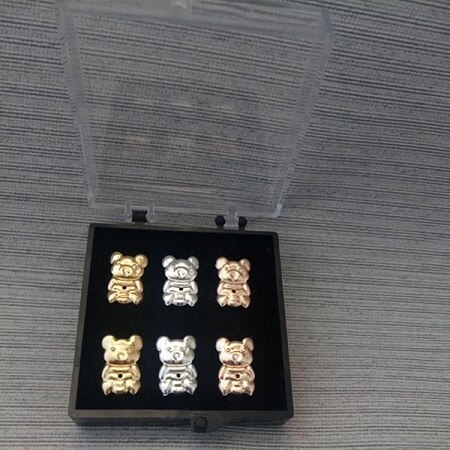 Boucles d'oreilles arrière en forme de couronne pour femmes, support couleur argent, élévateur à Lobe en forme de cœur, accessoires adaptés,: Maroon