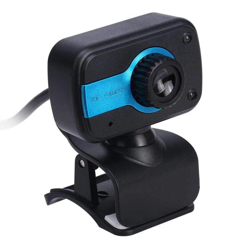 Webcam 480P Usb Web Camera Draagbare Draaibare Camera Voor Live-uitzending Video Bellen Conferentie Werk Online Onderwijs Camera: 01 blue