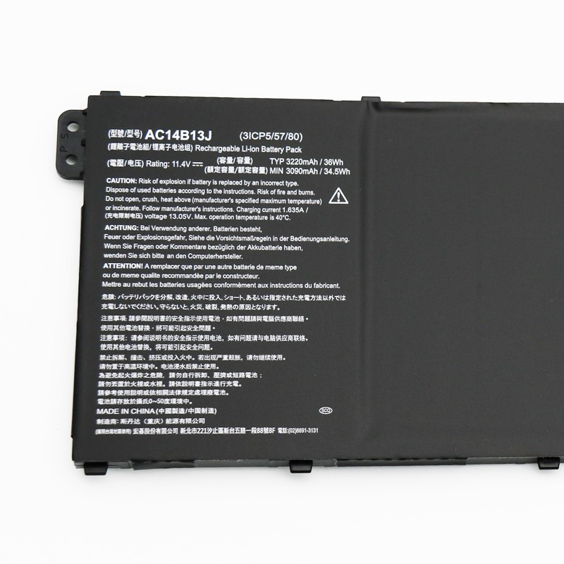   AC14B18J AC14B13J Laptop Battery For Acer Aspire E3-111 E3-112 E3-112M ES1-531 MS2394 B115-MP EX2519 N15Q3 N15W4