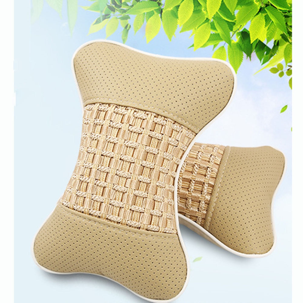 1pc pu skinn pustende bil bil nakkestøtte nakkestøtte pute pute putesete nakkestøtte minne skum bilpute