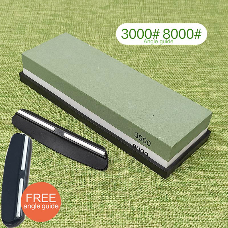 knife grinder knife sharpening Stone Grit white corundum 1000/3000 2000/5000 whetstone sharpener Multi-stage: 3000 8000