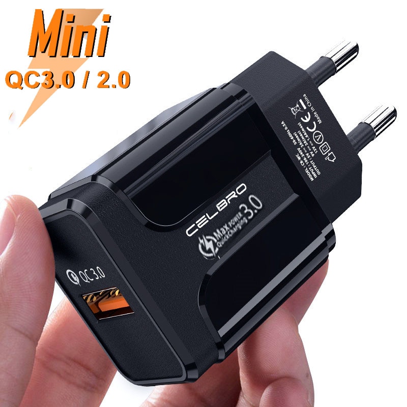 Quick Charge 3.0 Charger 9V 2a Snel Opladen Voor Oukitel WP2 Y4800 Wp5000 K12 Blackview BV9900 BV8000 Ulefone Power 6 Doogee