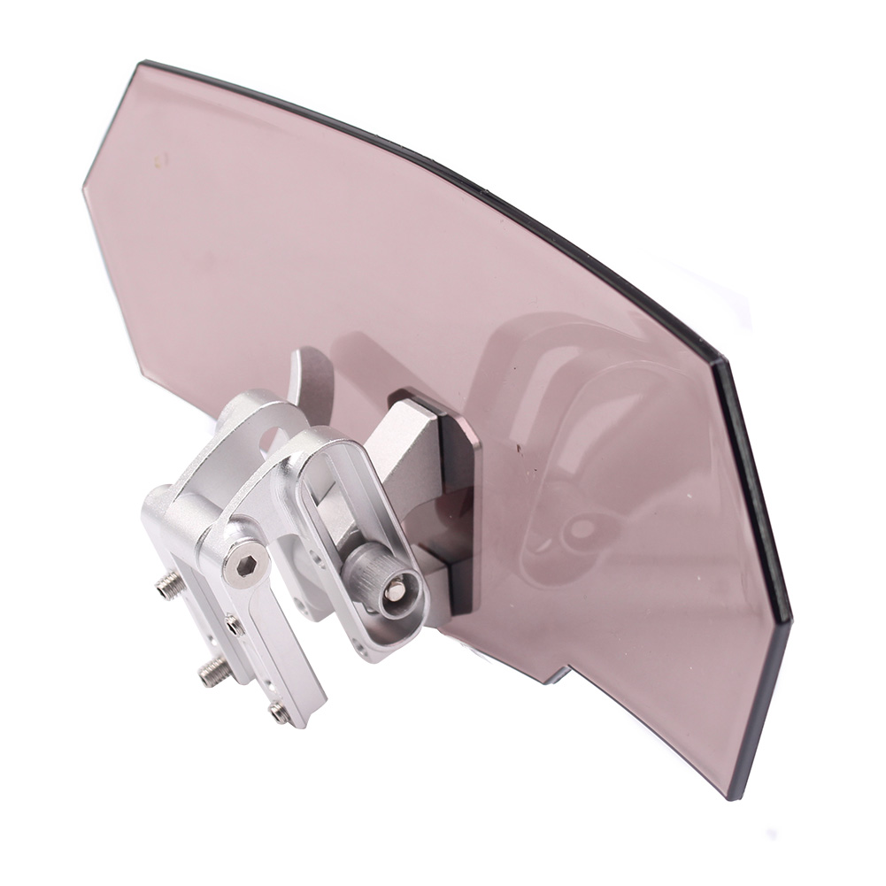 Universal Motorcycle Adjustable Windscreen Wind Deflector Windshield For Kawasaki BMW Ducati Honda Benelli Triumph Yamaha