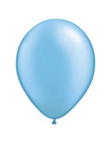 Ballon Qualatex Ronde 13cm Metallic Blauwe Baby