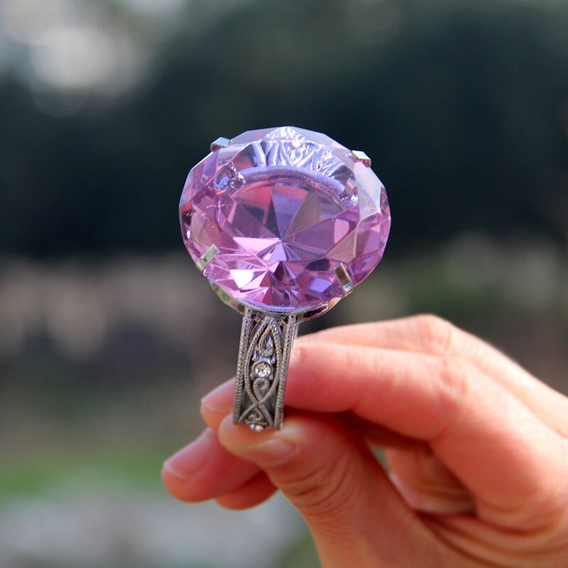 Crystal Glass Diamond Napkin Rings Table Decoration Crafts Wedding Banquet Dinner Party Birthday Home Ornaments 11 Colors