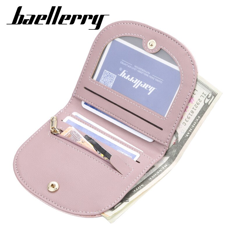 Baellerry Carteira Novo Estilo de Moda das Mulheres Carteira Ultra-Fino Multi-funcional Criativo Fivela Da Bolsa Da Carteira