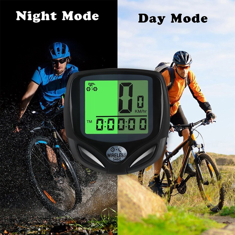 Compteur de vitesse pour vélo, étanche, rétro-éclairage LCD, ordinateur de vélo, guidon, odomètre, pour vtt, vélo de route