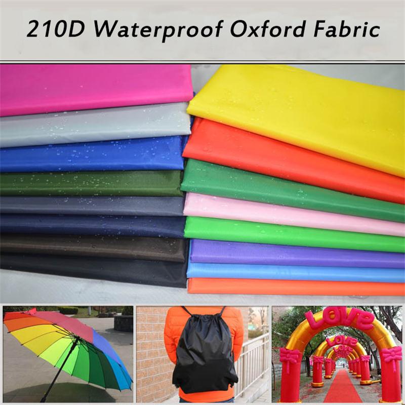 100*150cm Größe 210D Wasserdichte Polyester Oxford Stoff Mit Pu Beschichtet Für Zelt Handtasche Regenschirm DIY Nähen Zubehör