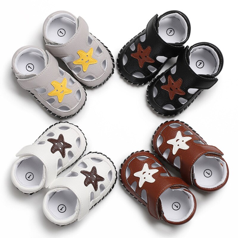 Zapatos de verano para bebés de 0 a 1 años, Calzado con suela de goma