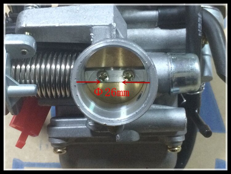 26mm sunl 150 karburator 150cc gy6 carb 4 takts kinesisk scooter knallert 157