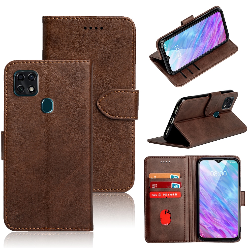 SRHE Abdeckung Für ZTE Klinge 20 Smart Fall Flip Leder Silikon Magnet Brieftasche Auf Fall Für ZTE Klinge 20 Smart V1050 Abdeckung