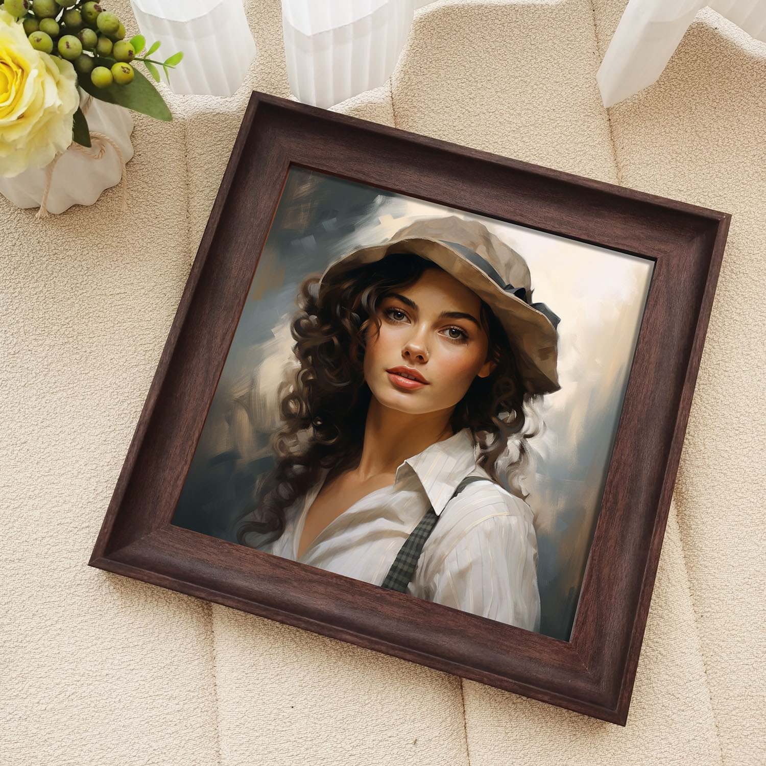 Marcos de fotos de madera Vintage para pared, soporte de Marco de imagen clásico para decoración de fotos, conmemorativo, 10x15, 20x20, 20x25cm