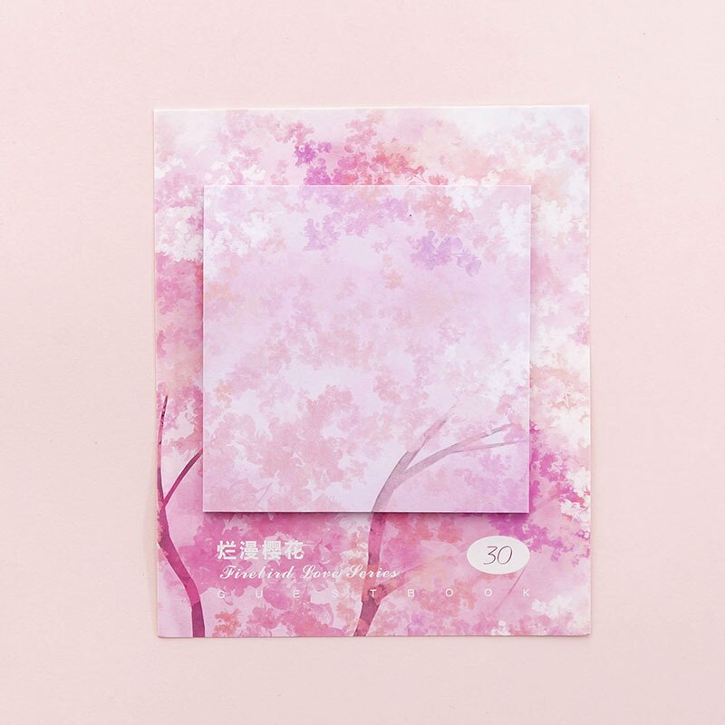Flamingo Maple Leaf Kawaii Briefpapier Stickers Office Post Het Schoolbenodigdheden Memo Pad Notebook Blad Afbeelding Werk Plan: New 1