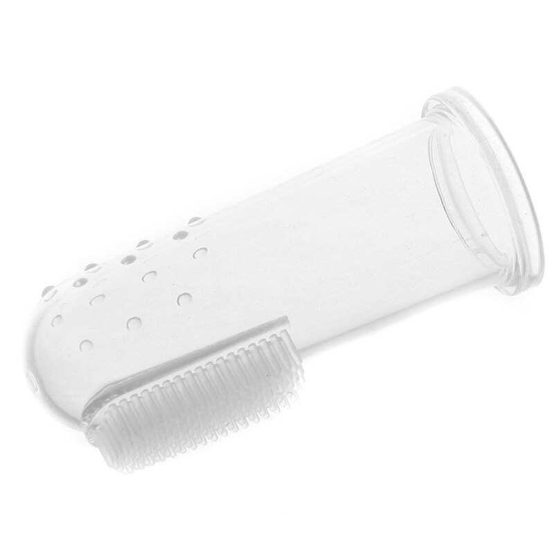 Brosse à dents en Silicone souple pour -né, pour enfants, sécurité bébé, mordiller avec des outils de nettoyage des dents doux