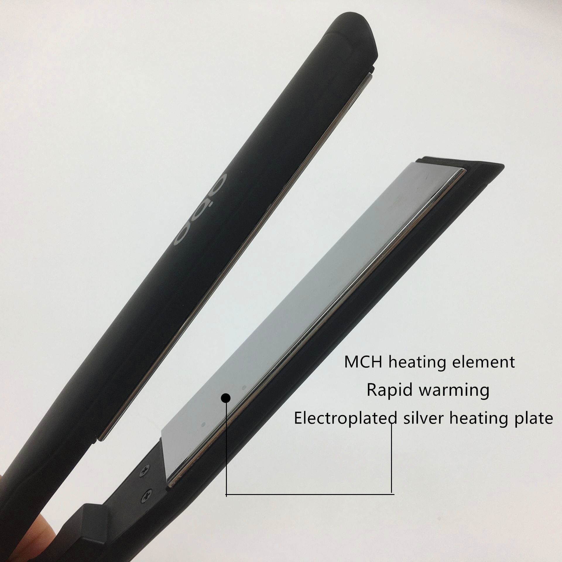 1 1/4 TITANIUM PRO FLAT IRON hair straightener Straight/iron Salon straight splint Hair protectors hair straighteners Univer