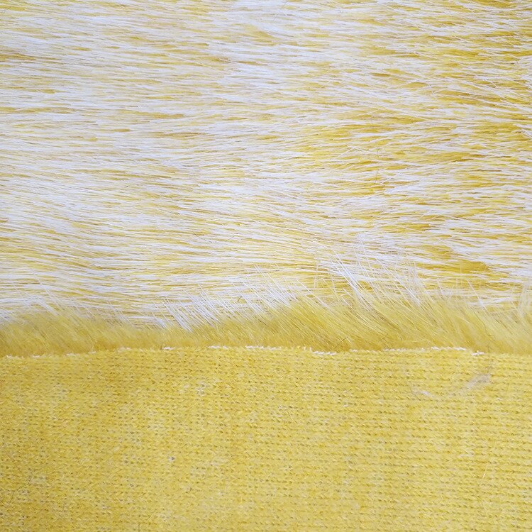 Kleine fuchs pelz gefärbt spitze zwei-farbe fuchs pelz ball imitation pelz stoff