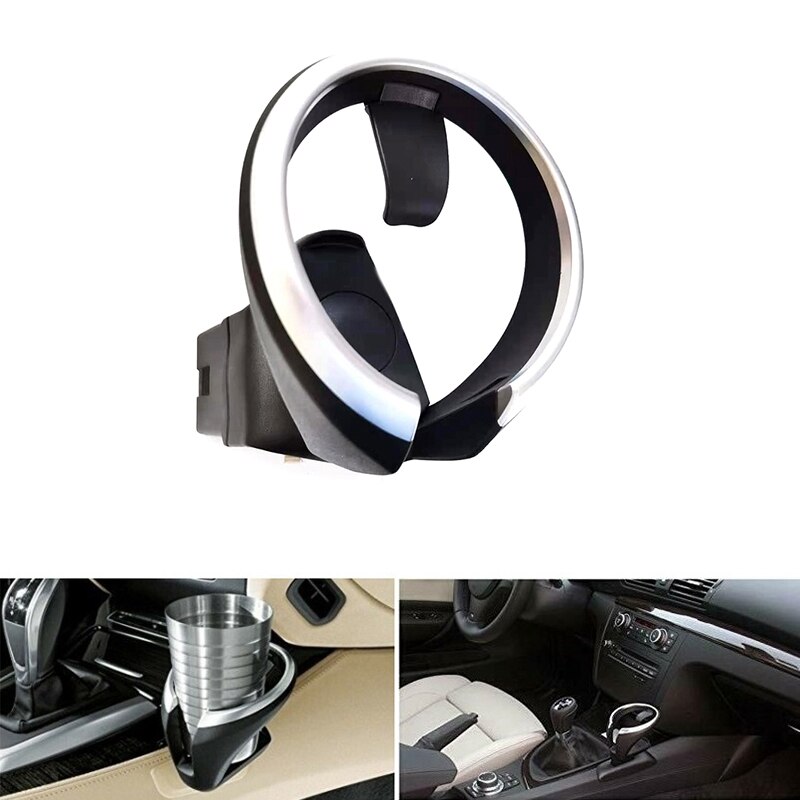 Front Cup Drink Holder Phone Holder Organizer 51160443082 for BMW- 128I 135I X1 E82 E84 E88 Car Accessories