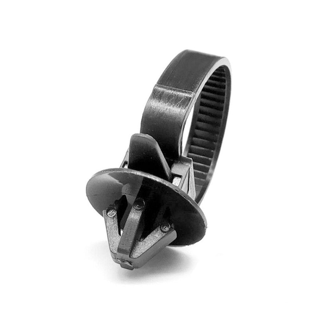 50PCS Car Cable Fastening Ties Nylon Black Car Auto Cable Strap Push Mount Wire Tie Retainer Clip Clamp