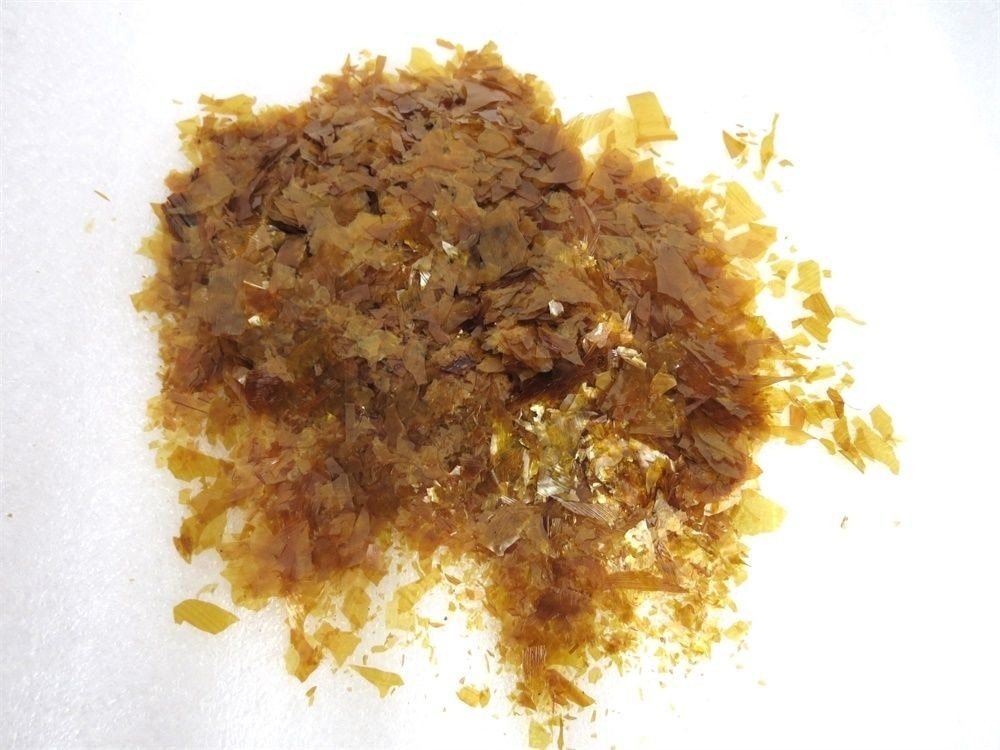 300G India Invoer Shellac Vernis, Natuurlijke Gouden Schellak, Instant Sterke