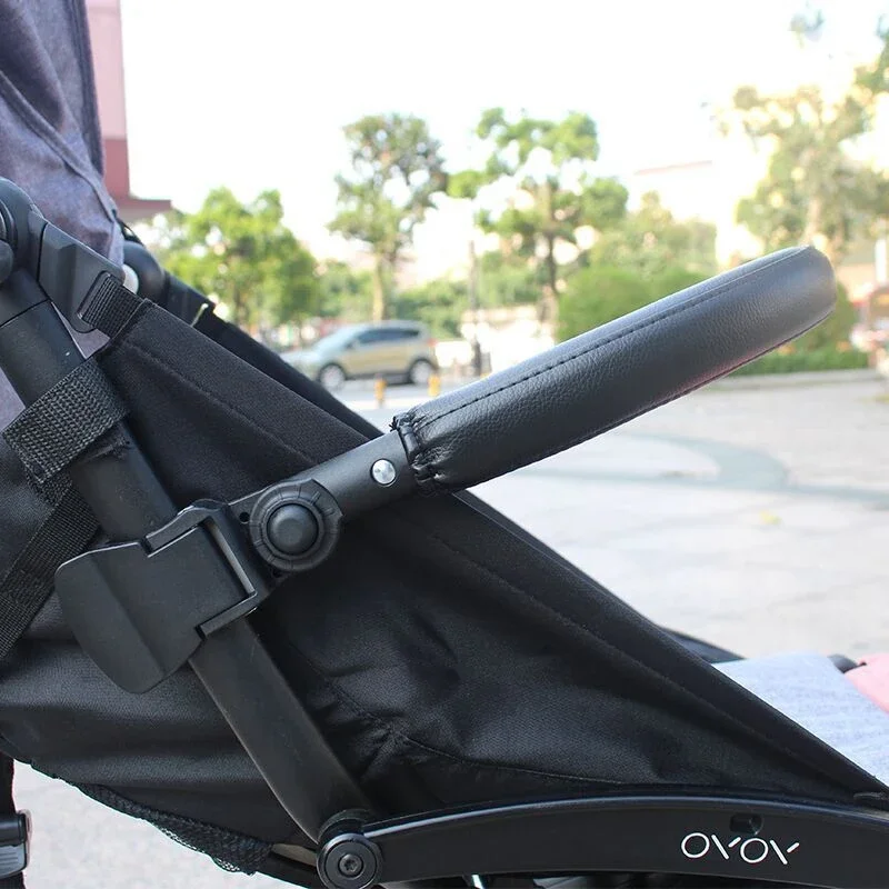 Kinderwagen-Zubehör, Armlehne für Vovo Yoyo 2, Yoya-Kinderwagen, Kinderwagen-Frontstoßstangenstangen, universeller verstellbarer Lenker: Ursprünglich Titel