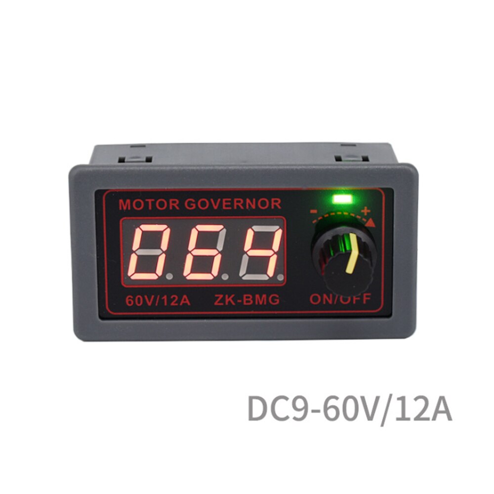 ZK-BMG DC 9-60V 12v 24v 36V 48V 12A DC Motor Controller PWM Adjustable Speed Digital Display encoder Duty Ratio Frequency