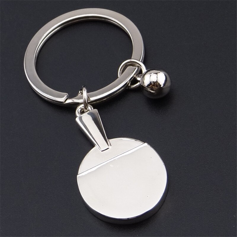 Sport Ping-Pong Table Tennis Ball Badminton Bowling Ball Keychain Key Chain Keyring Key Ring Souvenir
