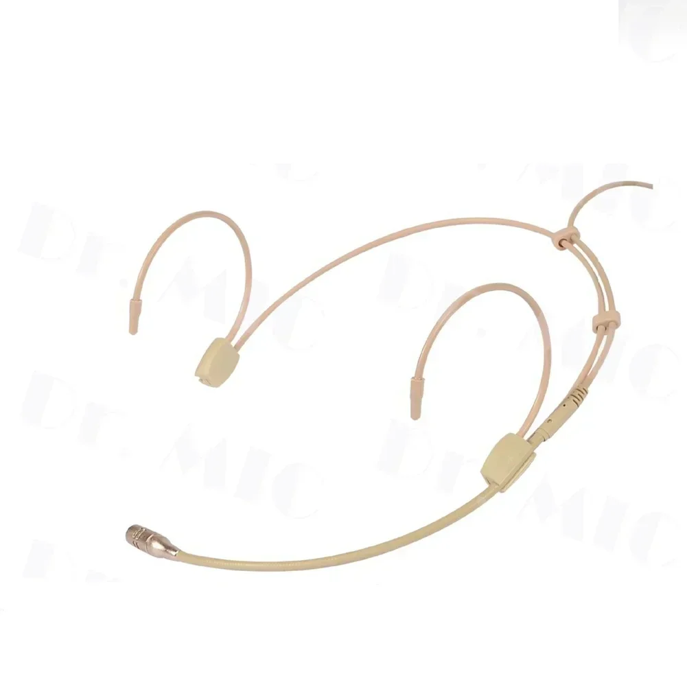 Ohrbügel-Mikrofon, am Kopf getragenes Headset-Mikrofon, omnidirektionales Kondensatormikrofon für mit Mikrofonabdeckung