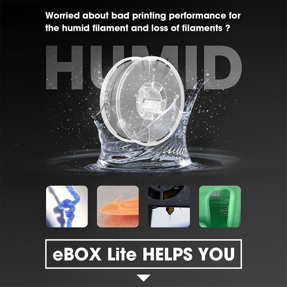 ESUN eBOX 3D Drucker Filament Trockner Box Filament Lagerung unterstützung Halter Halten Filament Trockenen für 3D drucker Teile