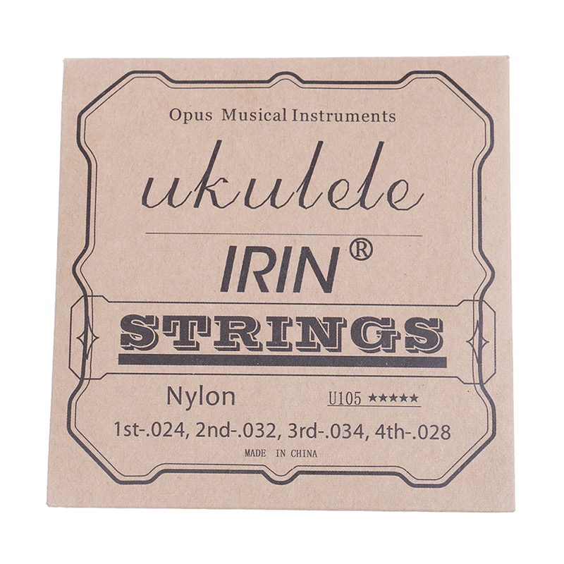 4 unids/set U105 blanco cuerdas para ukelele de nailon nylon guitarra piezas de repuesto para Ukulele