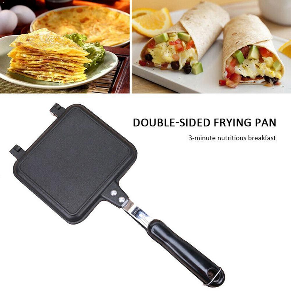 Non-stick smörgåsmaskin järnbröd toast frukost pannkaka grillpanna ugn bakmaskin grill stekform våffla
