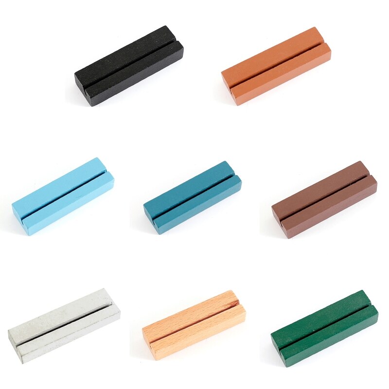 Kolorowe drewniane notatki uchwyt stojak na zdjęcia długie drewniane stojaki idealne robić wyświetlania LOMO zdjęcia kartki pocztowe małe obrazy olejne