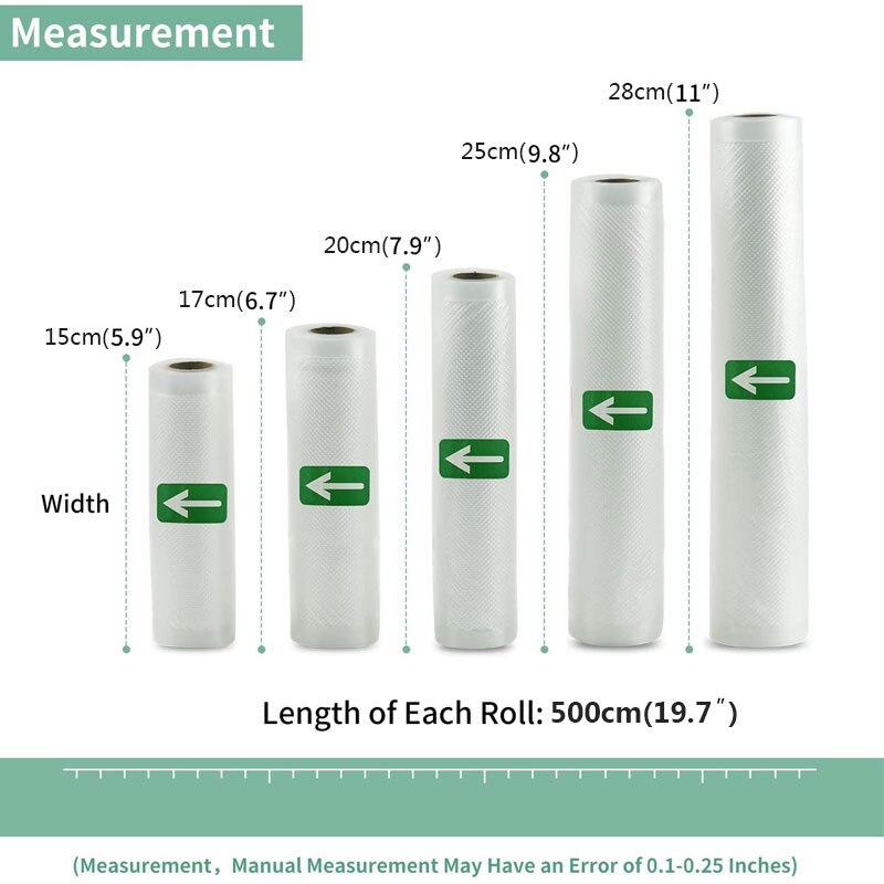 Vacuum Sealer Bags For Food Saver Seal A Meal Great For VAC Storage Meal Prep Or Sous Vide