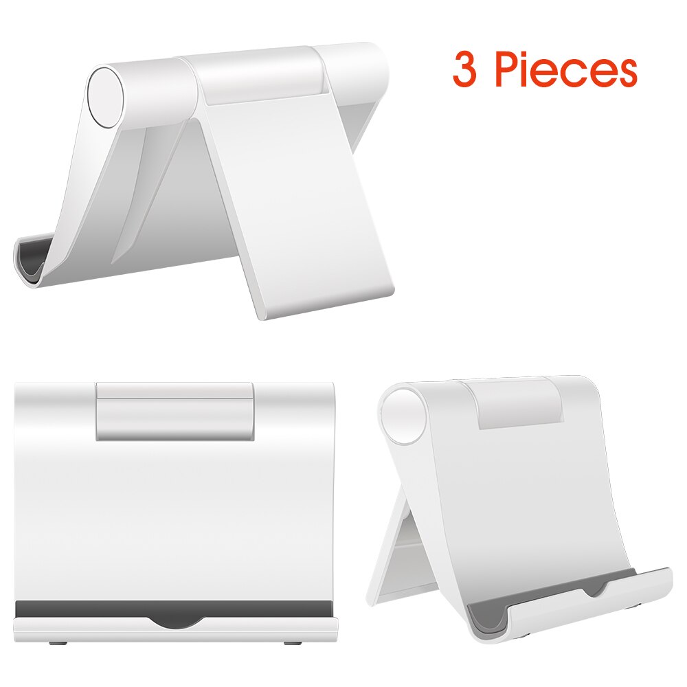 Universal Foldable Desk Phone Holder Mount Stand For Samsung S20 Plus Ultra Note 10 IPhone 13 Mobile Phone Tablet Desktop Holder: white3