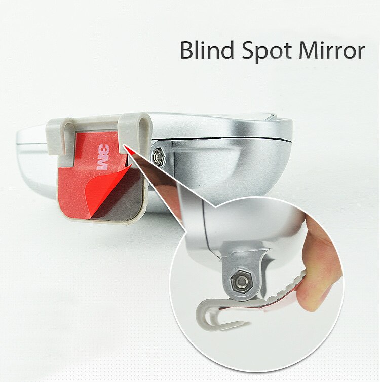 1 stykke original blind spot firkantet spejl auto vidvinkel sidespejle bil dobbelt konveks spejl universal