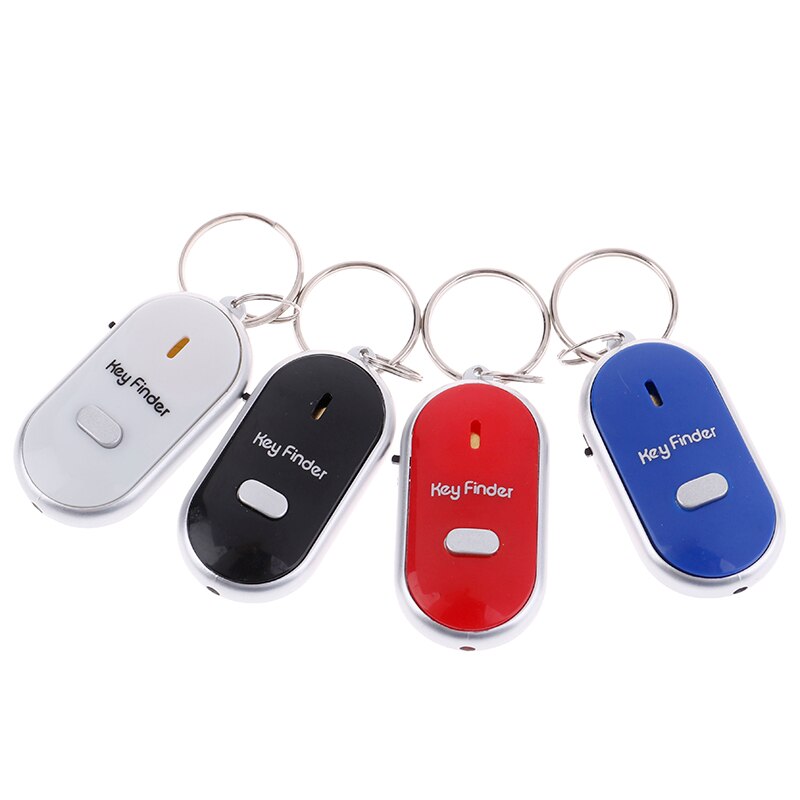 Mini Anti-lost Whistle Key Finder Flashing Beeping Remote Kids Key Bag Wallet Locators Child Alarm Reminder