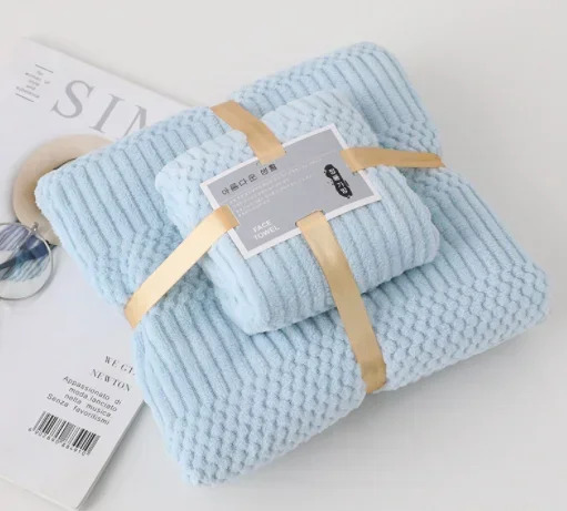 Koraalvlies absorberende handdoeken voor haar, zwemmen, gezicht, handen en bad, microvezel handdoeken, badhanddoeken, microvezel handdoekenset, badhanddoek: 26#