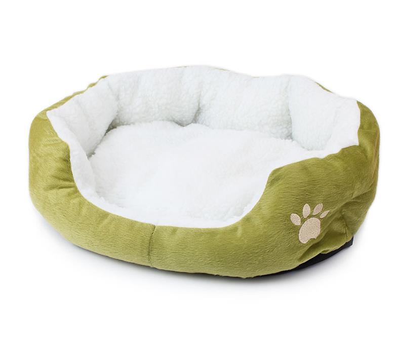 6 färger mjuk polar fleece hund katt säng vinter varmt bo husdjur billigt hund kennel inomhus sovhus valp säng: 1