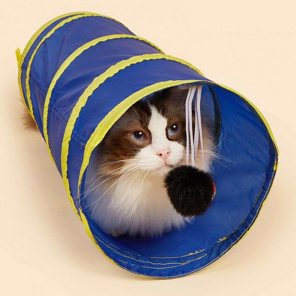 Large Space Interactive Toy Kitten Playing Tunnel Tube Toy for Pet Toy