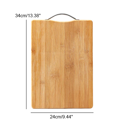 Bamboo Cutting Board Kitchen Tools Natural Bamboo Chopping Board Durable Easy To Clean Eco- Friendly Chopping Board: 34x24cm