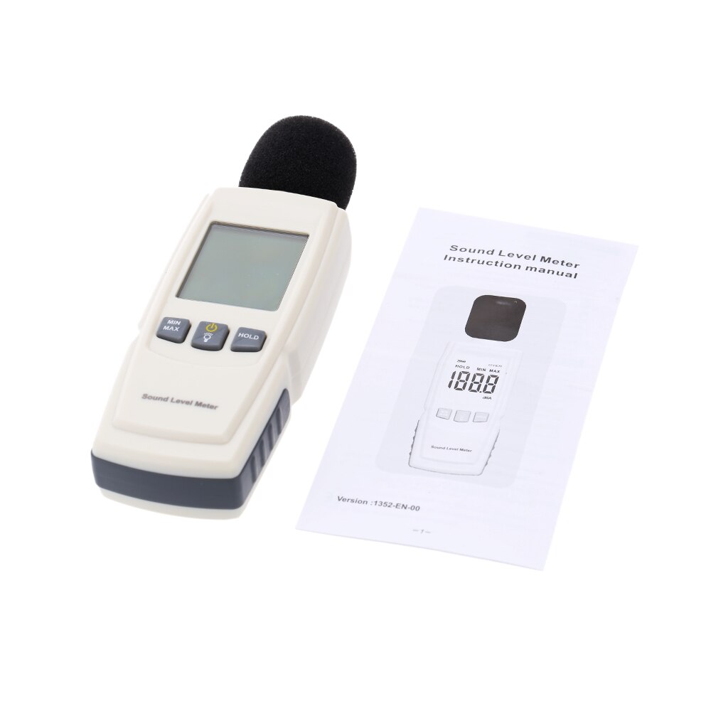 KKmoon LCD Digital Sound Level Meter Noise Volume Measuring Instrument Decibel Monitoring Tester 30-130dB