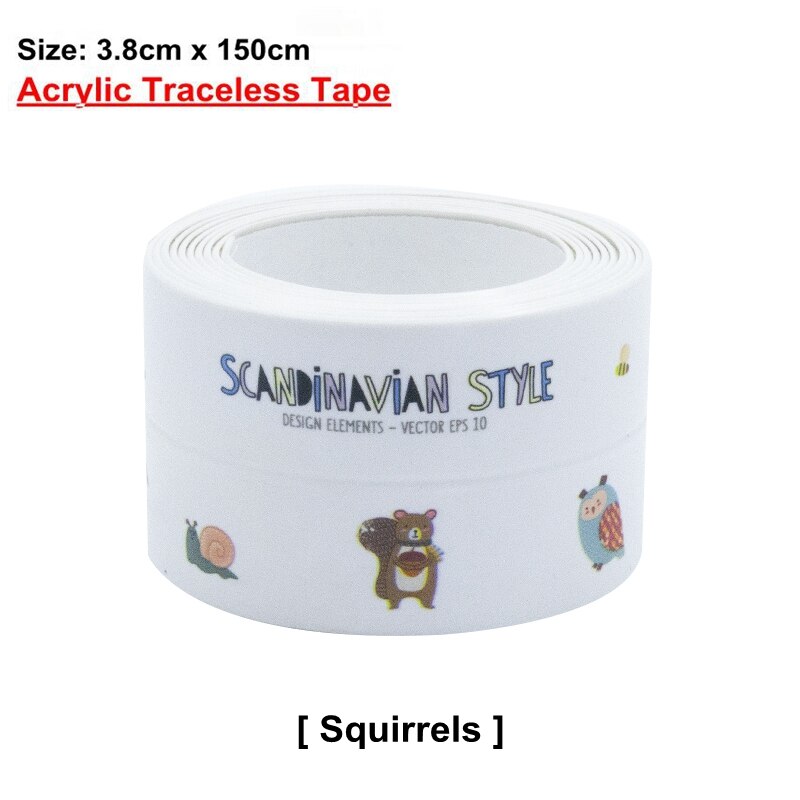 3.2 Meters PVC Self Adhesive Sealing Strip Bathroom Shower Sink Bath Caulk Tape Waterproof Tape for Bathroom Kitchen Docoration: 3.8x150cm SS