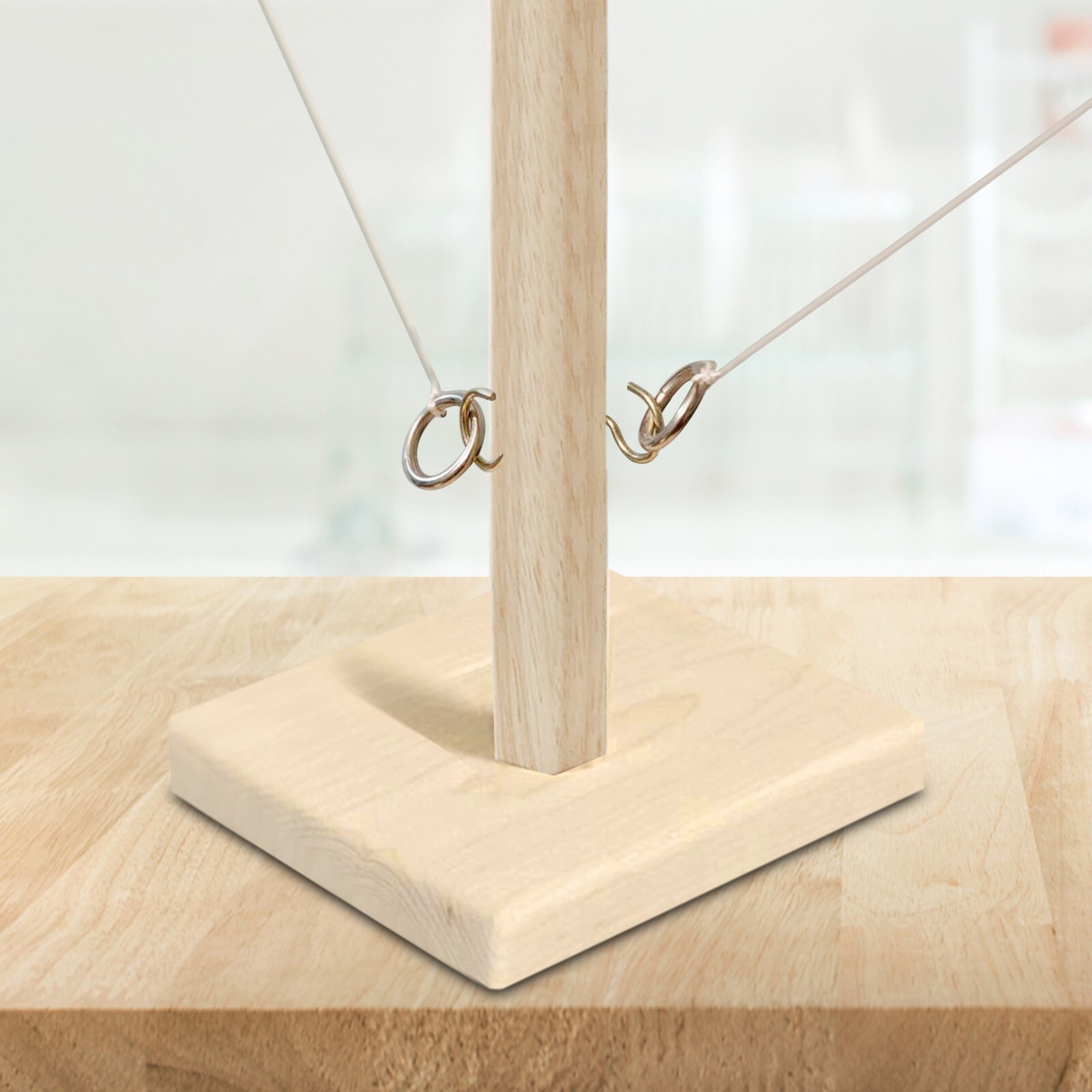 Party Family Fun Tijd Handgemaakte Houten Ring Toss Haken Snelle Interactief Spel Voor Bars Thuis Ring Gooien Spel