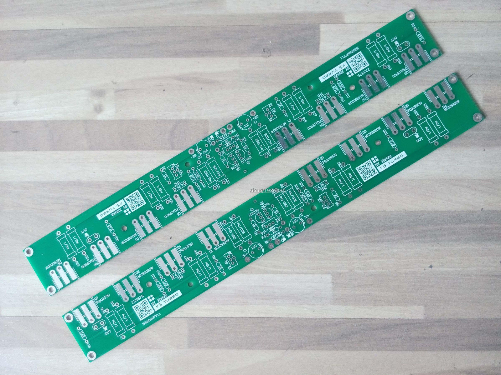 Um Par CLONE PASS F5 TURBO Amplificador PCB Nua (2 Canal)