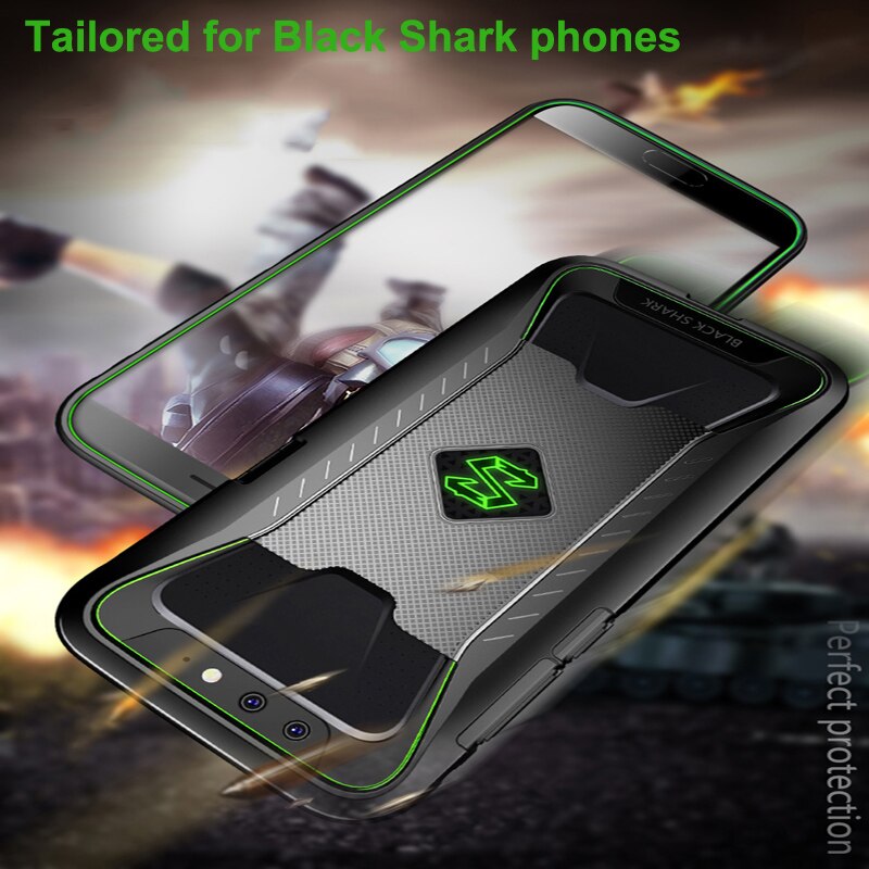 Schokbestendig TPU soft telefoon Gevallen Voor xiaomi Black Shark Case Warmteafvoer Cover Ondersteuning Gamepad voor xiaomi mi blackshark 1