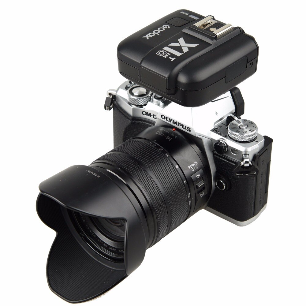 Godox  x1t- o ttl strobe trigger 1/8000s hss 32 kanaler 2.4g trådløs lcd flash trigger sender til olympus panasonic  gh5 gh4